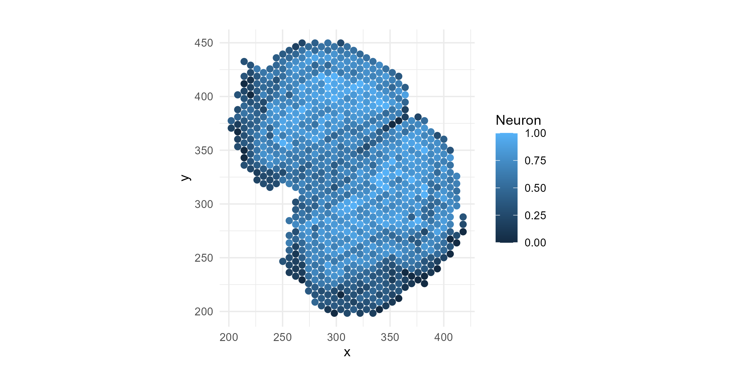 Olfactory bulb Ap3s1 spatial map